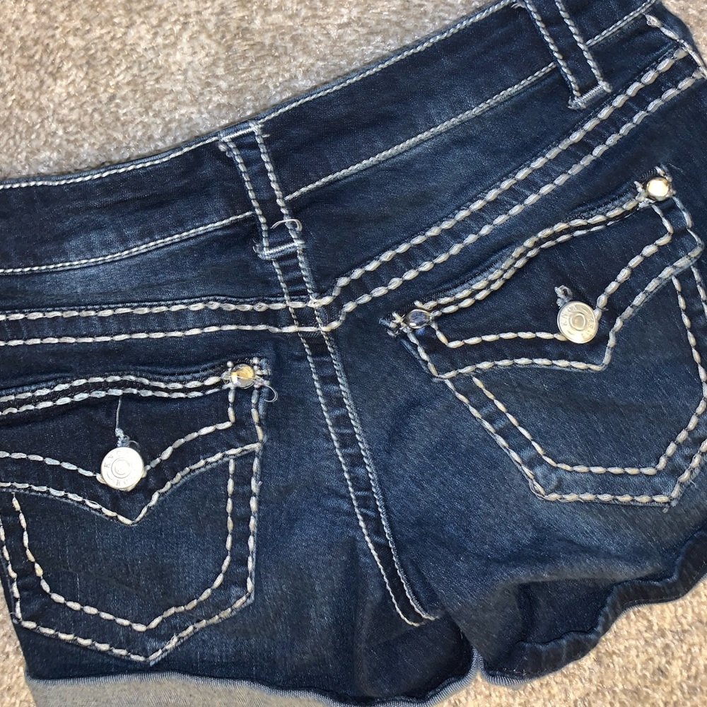 Knox Rose Midi Jean Power Stretch Shorts size 2 - Picture 11 of 12
